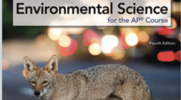 Environmental Science for the AP® Course book cover coyote in front of bokeh lights from vehicles